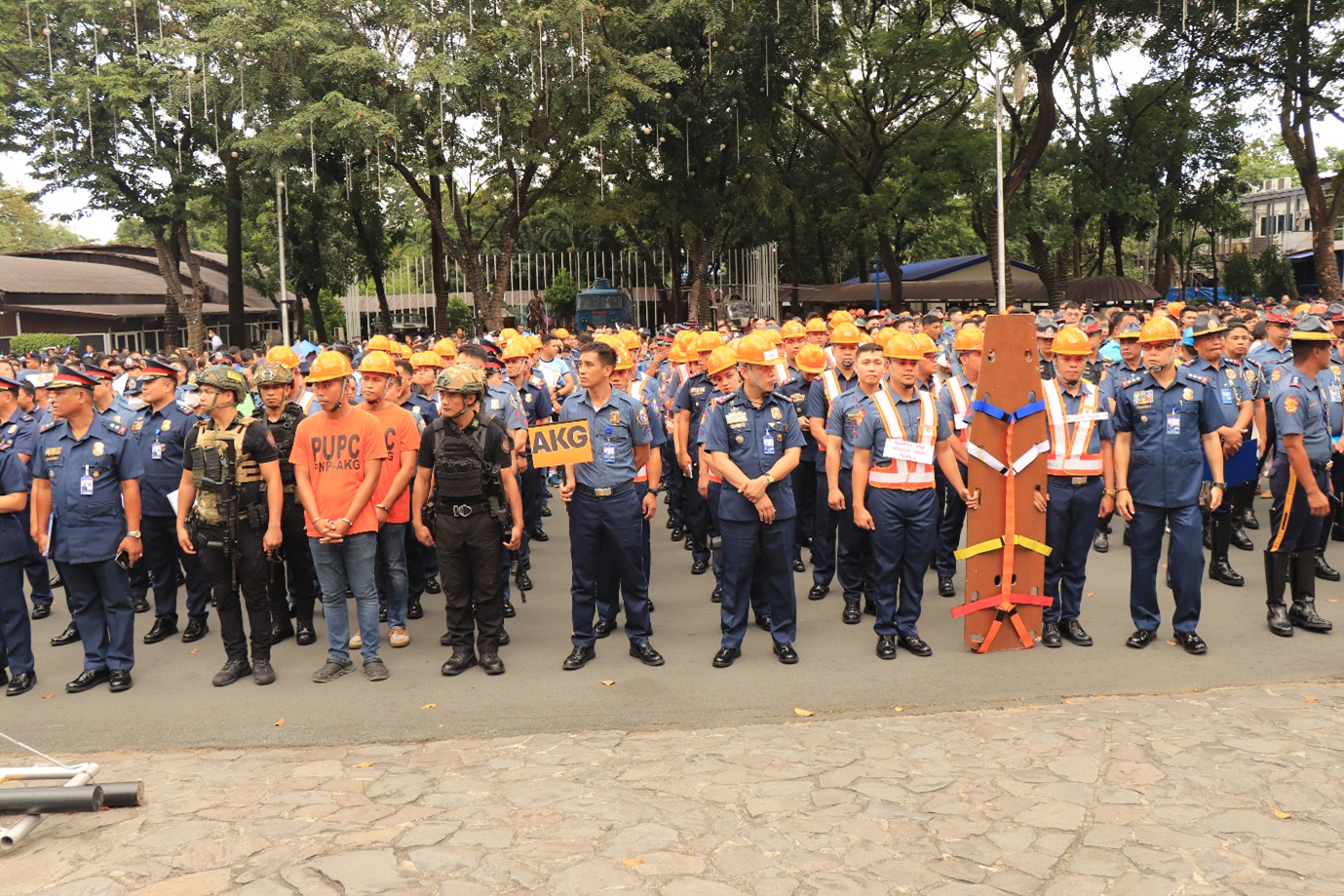 PNP AKG joins in the 4th Quarter Nationwide Simultaneous Earthquake